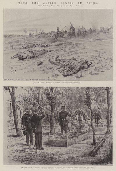 Con las fuerzas aliadas en China de Johann Nepomuk Schonberg